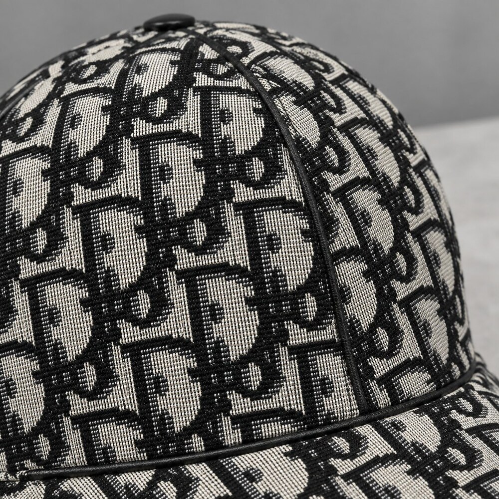 Dior Black Mesh Jacquard Cap - Picture 5 of 6